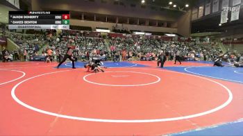 64 lbs Quarterfinal - Oakes Benton, Honey Badger Wrestling Club vs Jaxon Doherty, Beebe Badgers Wrestling Club