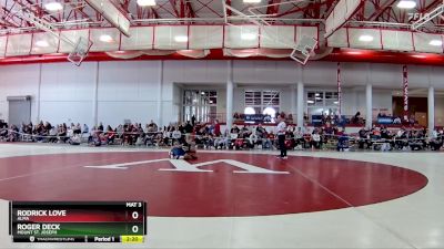 165 lbs Cons. Round 1 - Roger Deck, Mount St. Joseph vs Rodrick Love, Alma