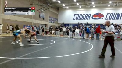 132-140 lbs Round 1 - Sammy Lopez, Aloha vs Forrest Baumbaugh, All- Phase Wrestling Club