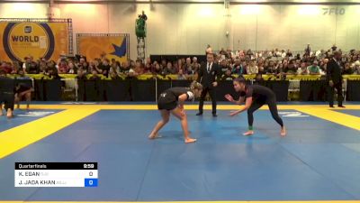 KATHLEEN EGAN vs JESSAMINE JADA KHAN 2023 World IBJJF Jiu-Jitsu No-Gi Championship