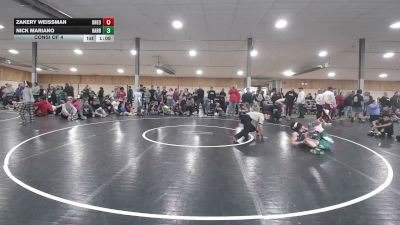 145 lbs Consi Of 4 - Zakery Weissman, Oneonta vs Nick Mariano, Harrisburg