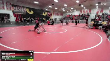 120 lbs Cons. Round 4 - Kenslie Watts, San Clemente vs Brooklyn Guy, Westminster