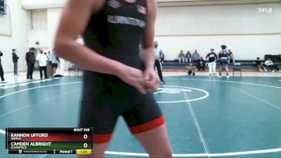 190 lbs Cons. Round 4 - Camden Albright, Clearfield vs Kannon Ufford, Uintah