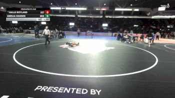 Girls 115 lbs Champ. Round 1 - Amelia Hansen, Hockinson (Girls) vs Halle Boyland, Lake Stevens (Girls)