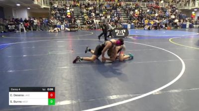 127 lbs Consy 4 - Charlie Desena, Lake Highland Prep-FL vs Seth Burns, West Greene