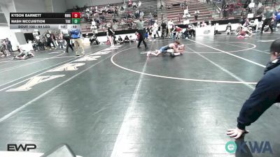 64 lbs Final - Kyson Barnett, Morris Wrestling Association vs Nash McCuistion, Tiger Trained Wrestling