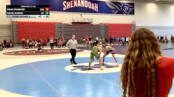 157 lbs Cons. Round 4 - Noah Diamond, Shenandoah University vs David Norris, Apprentice School