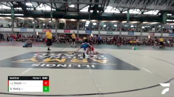 116-127 lbs Semifinal - Joshua Stockl, Yorkville Wrestling Club vs Benjamin Nadig, Alber Athletics