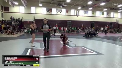 155 lbs Round 1 - Shelda Rose, Waterloo West vs Lily Heim, West Delaware, Manchester