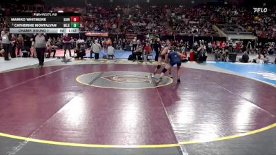 105 lbs Champ. Round 1 - Catherine Montalvan, West Jefferson vs Mariko Whitmore, South Fremont