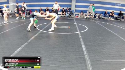 88 lbs Round 5 (8 Team) - Leo Wheeler, Headhunters vs Zavier Olver, Mat Assassins Red