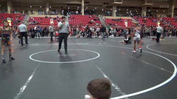 90 lbs Cons. Semi - Treyton Holinde, Hoisington Jr Cardinals vs Mikeil Marshall (male), South Central Punishers