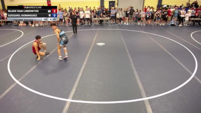 132 lbs Champ. Round 1 - Blake Han-Lindemyer, MN vs Ezequiel Dominguez, WI