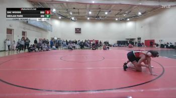 215 lbs Cons. Round 2 - Declan Park, Columbus St. Francis DeSales vs Zac Woods, Brecksville B