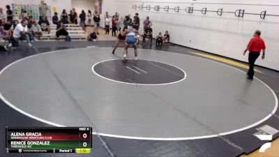 138 lbs Semifinal - Alena Gracia, Grindhouse Wrestling Club vs Renice Gonzalez, Threshold WC