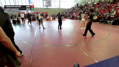 113 lbs 4th Place Match - Sebastian Molina, El Paso Burges vs Albert Marquez, Clint Horizon