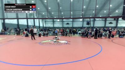 16U Boys GR - 100 lbs Cons. Round 2 - Logan Wray, WA vs Collin Christman, WA