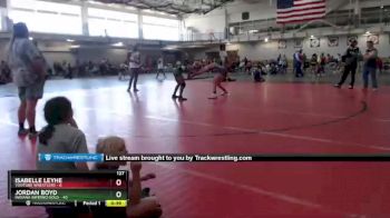 127 lbs Round 2 (4 Team) - Jordan Boyd, Indiana INFERNO GOLD vs Isabelle Leyhe, Youtube Wrestlers