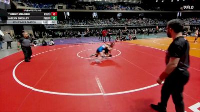 6A 120 lbs 5th Place Match - Emily Melhem, Katy Taylor vs Jaelyn Skelley, Prosper