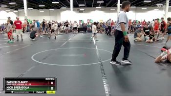84 lbs Round 2 (4 Team) - Nico Bresadola, Mat Warriors Red vs Parker Clancy, U2 Upstate Uprising 2.0