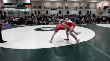 126 lbs Quarterfinal - Michael Canova, North Attleborough vs Liam Driscoll, Bridgewater-Raynham