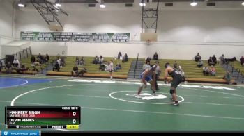 197 lbs Cons. Semi - Devin Peries, ELAC vs Manreev Singh, San Jose State Club