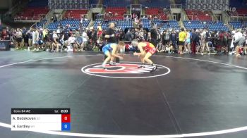 120 lbs Cons 64 #2 - Alex Oedekoven, South Dakota vs Hayden Eardley, Wyoming