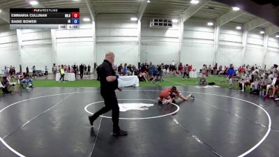 115 lbs Emmaria Cullinan, North Dakota Red vs Sadie Bower, Indiana