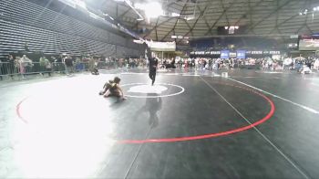 100 lbs 3rd Place Match - Malachi Bolinger, Takedown Express Wrestling Club vs Jace Linthakhan, Ilwaco Youth Wrestling