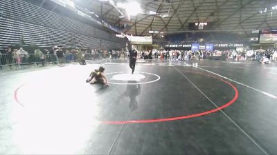 100 lbs 3rd Place Match - Malachi Bolinger, Takedown Express Wrestling Club vs Jace Linthakhan, Ilwaco Youth Wrestling
