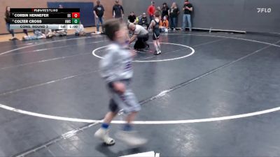 45 lbs Cons. Round 3 - Corbin Hennefer, Declo Stingers vs Colter Cross, Hawk Wrestling Club