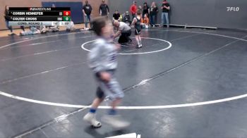 45 lbs Cons. Round 3 - Corbin Hennefer, Declo Stingers vs Colter Cross, Hawk Wrestling Club