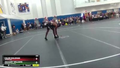 285 lbs Cons. Round 2 - Zachary Williams, Paramus Catholic vs Caleb Goldman, Timberlane