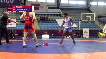 77 kg Semifinal - P. Walsh, United States vs Enrique Javier Cuero Ortiz, Ecuador
