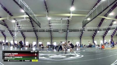 184 lbs Cons. Round 3 - Spencer Clements, Suny Brockport vs Joesph Toner, Ferrum College