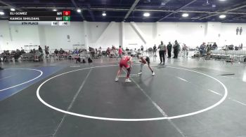 78 lbs 5th Place - Eli Gomez, Imperial Tigers vs Kainoa Sheldahl, Mantanona TC