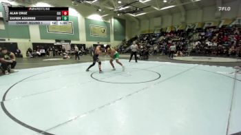 192 lbs Champ. Round 1 - Zavien Aguirre, Holtville vs Alan Cruz, Escondido
