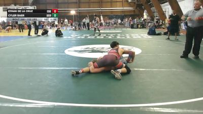 152 lbs Quarterfinal - Ethan De La Cruz, Edge vs Cyler Baer, Gouverneur Wrestling Club