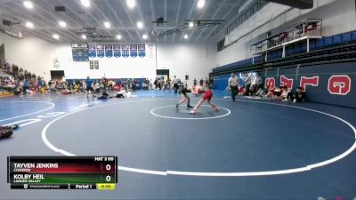 120 lbs Cons. Round 2 - Tayven Jenkins, Chadron vs Kolby Heil, Lander Valley