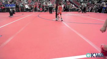 37-40 lbs Rr Rnd 2 - Olivia Hawes, SARfit vs Edith Shimonek, Pawhuska Elks Takedown