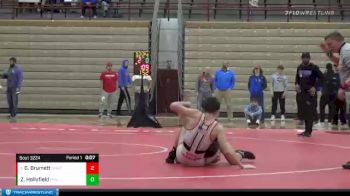 152 lbs 1st Place Match - Gage Brumett, Indy West Wrestling Club vs Zymarion Hollyfield, Penn High School