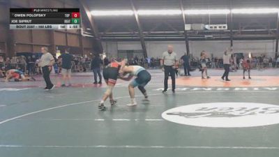 160 lbs Consi Of 8 #1 - Owen Polofsky, Top Flight Wrestling Academy vs Joe Siprut, Beat The Streets-Chicago Avondale