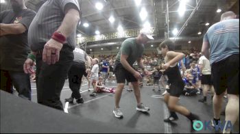 73 lbs Round Of 16 - Connor Dixon, Mustang Bronco Wrestling Club vs Zamaree Washington, Del City Little League Wrestling