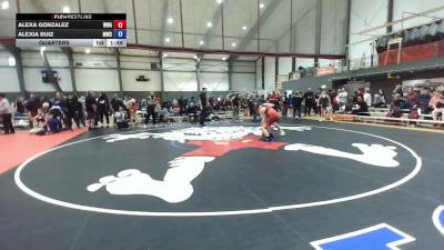 Quarters - Alexa Gonzalez, Whatcom Wrestling Academy vs Alexia Ruiz, Marysville Wrestling Club