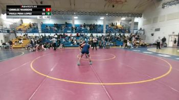 140 lbs Cons. Round 1 - Paula Pena Lopez, Cody vs Emmilee Wambeke, Rocky Mountain