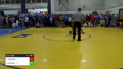 101 lbs Round Of 32 - John Woodall, St. Mary's vs Gavin Bricker, Trinity