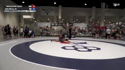 86 lbs Cons. Round 6 - De'Alcapon Veazy, Black Fox Wrestling Academy vs Dan Rella, Jr., Dragon Wrestling Club