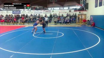 287 lbs Placement (4 Team) - Gavin Molina, Coolidge High School vs Angel Gonzalez, Mesa High School