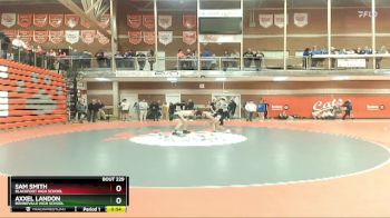 126 lbs 5th Place Match - Axxel Landon, Bonneville High School vs Sam Smith, Blackfoot High School