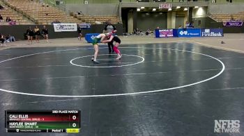 100 lbs Placement (4 Team) - Haylee Smart, Northwest (Girls) vs Cali Ellis, Bradley Central (Girls)